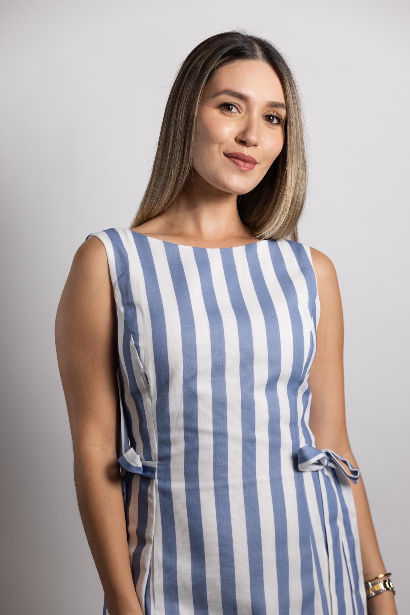 Stripes Linen Dress