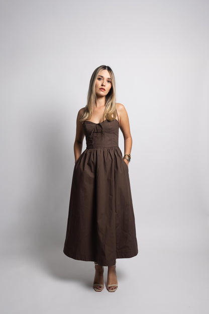 Corset Midi Dress