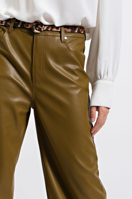 Vegan Leather Pant