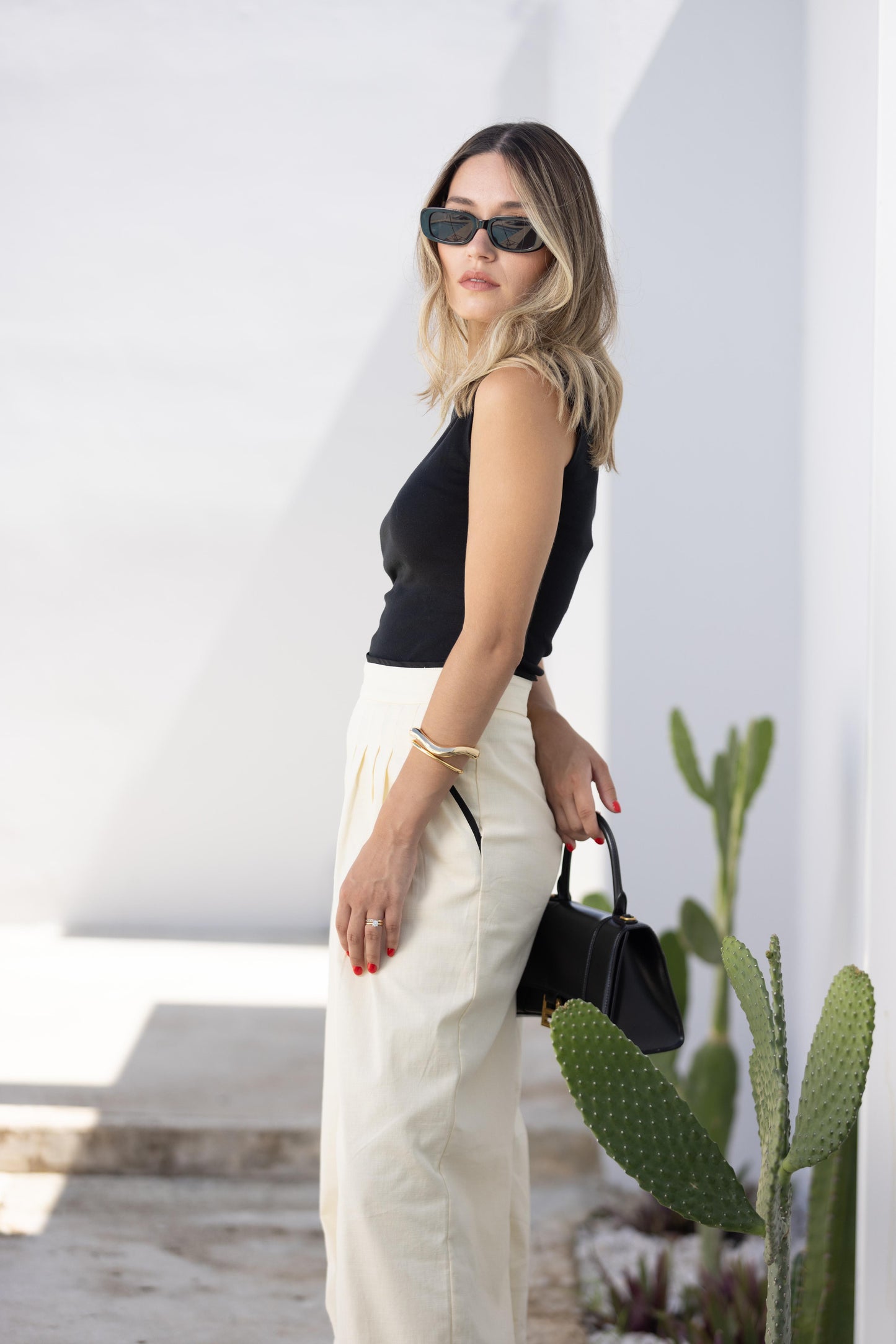 Wide Leg Linen Pant